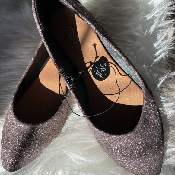 Ardene Shoes - FLATS-ARDENES -BRAND NEW Multi color SPARKLY COMFORT FOAM SLIP ON FLATS -❤️